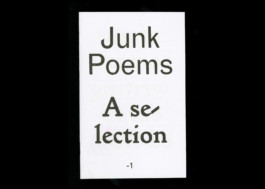 Robert Blair Design Print Junk Poems CoverRobert Blair Design Print Junk Poems Cover 