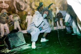 chuck 2 launch event art direction by Robert Blair