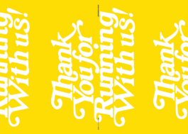 thank you for running with us 